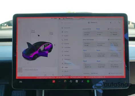 2018 Tesla Model 3 Long Range/Mid Range из США, поврежденный, VIN 5YJ3E1EA3JF155473